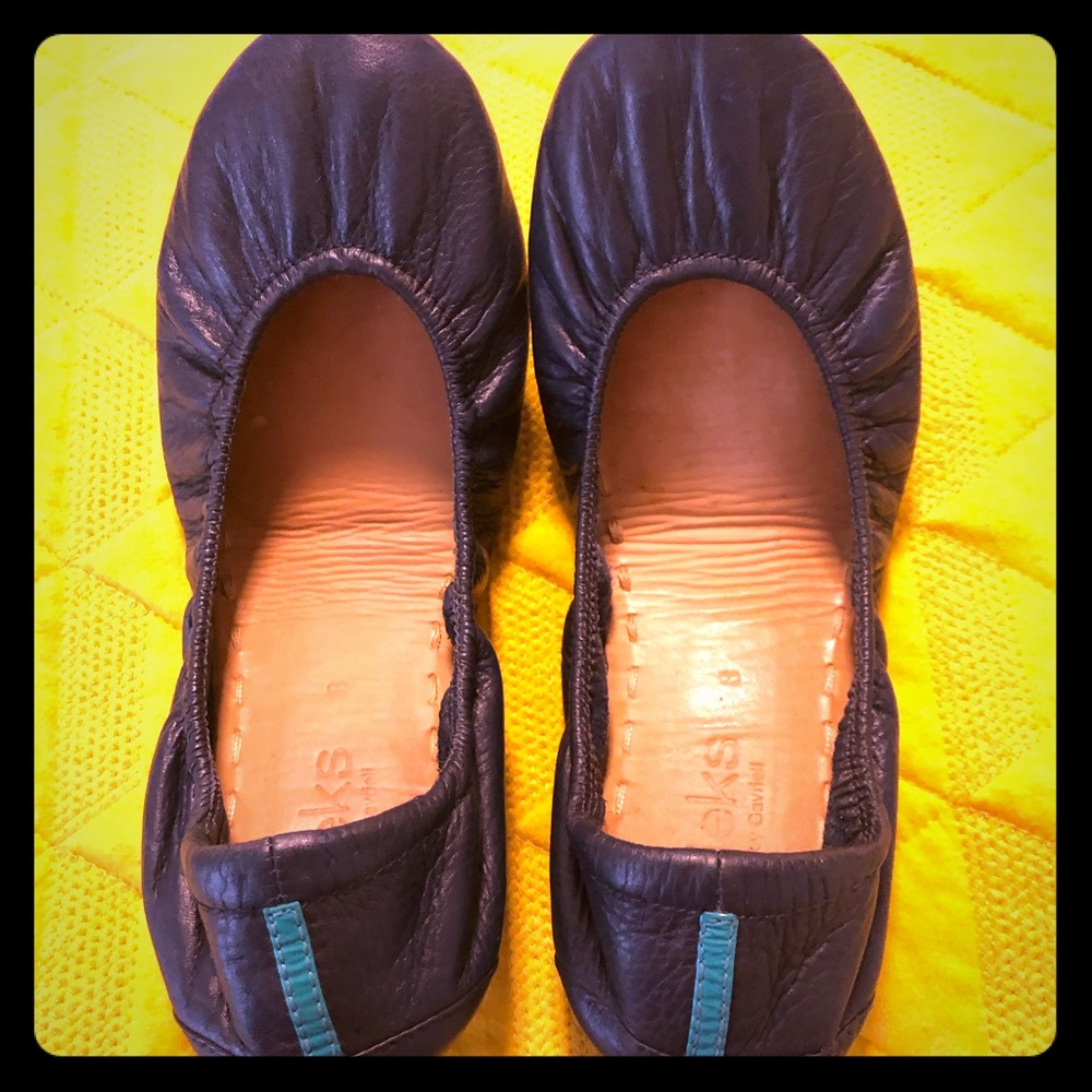 Tieks California Navy Sz 8